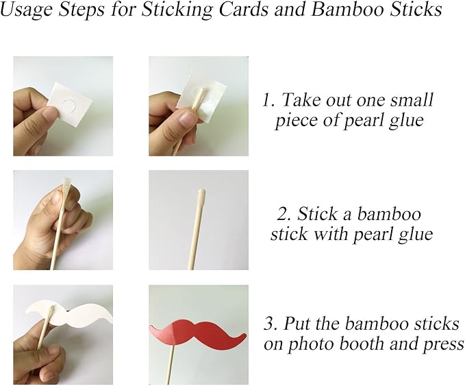 52pcs Wedding Photo Booth Props, Bachelorette Party Photo Booth Prop Kit for Bridal Shower, Engagement and Valentines Party, Photobooth Props Wedding Party Supplies