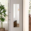 47"x12" Magnetic Mirror Lightweight Full-Length Mirror | Strong Adhesion, Easy Installation | Suitable for Refrigerators, Glass Walls, Wooden Doors, and More | 8.2kg Ultra-Strong Support | Silver