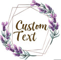 Premium Custom Stickers Labels - Personalized Stickers for Businesses Logo and Name. Birthday Pets and Label Product Boxes Wedding Favors Waterproof Labels (Wreath 5, 4 inch)