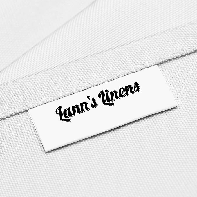 Lann's Linens - 10 Premium 120" Round Tablecloths for Wedding/Banquet/Restaurant - Polyester Fabric Table Cloths - White