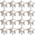50 Pieces 10" Silver Foil Star Balloons for Party Decorations