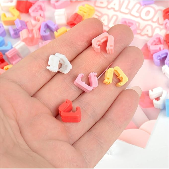 Balloon Clips 100PCS - Balloon Tying Tool with Faster Knotting