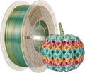Kingroon Silk PLA Filament 1.75mm Rainbow Filament 3D Printer Filament Color Changing Filament 1kg Dimensional Accuracy ±0.03mm,Fit Most 3D Printers(7 Colors)