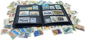 IMPACTO COLECCIONABLES – 100 Ship-Themed Stamps Collection with Included Album (5.5 x 7 x 0.4 in) | Enhance Your philatelic Collection with Authentic postmarked Stamps in a Compact and Elegant Album