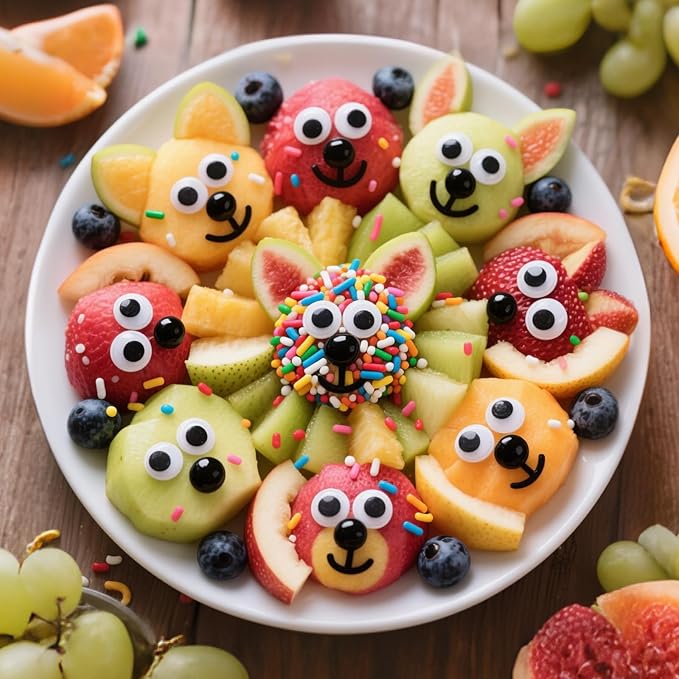 Edible Eyes Sprinkles for Cake Decorating,130g,Small Candy Eyeballs Eyes,Black and White Sugar Sprinkle for Halloween Dessert Backing,1 cm Eyeball Sprinkles for Cupcake Toppers Chocolate Cookie Donut Decoration,Birthday Holiday Children's Party Supplies