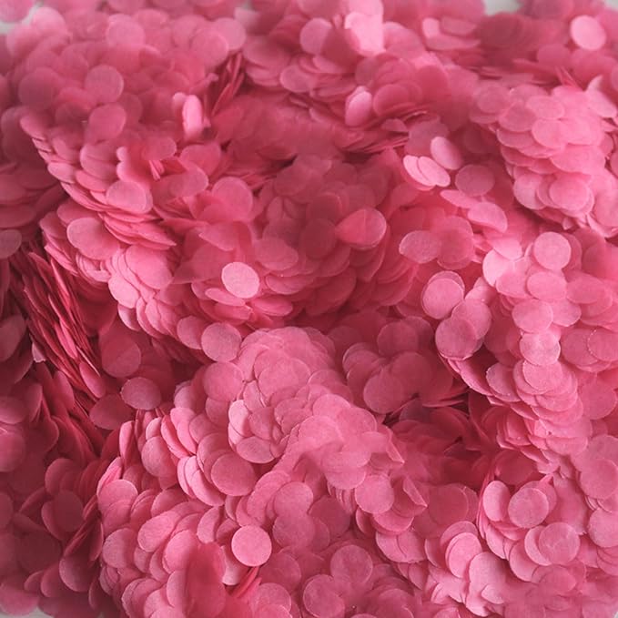 Pink Confetti Balloons, 25 Pcs Thickened 12 Inch Clear Latex Balloon with Confetti Inside for Graduation Decorations Engagement Bridal Shower Party Baby Shower Birthday Party Decorations Supplies