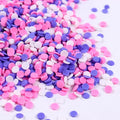 Edible Confetti Sprinkles for Cake Decorating, Round Sprinkles, Purple, Pink and White Sprinkles for Baking, Cupcakes, Macarons, Ice Cream Topping, Waffles, and Cookies（120g/4.23oz）