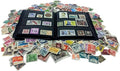 IMPACTO COLECCIONABLES – 1000 World Stamps Collection with Included Album (5.5 x 7 x 0.4 in) | Enhance Your philatelic Collection with Authentic postmarked Stamps in a Compact and Elegant Album