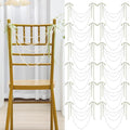 16 Pcs Wedding Pearl Bow Chair Decor Satin Ribbon Bows with Pearl Beaded String Garland Aisle Chair Sashes Decorations for Ceremony Coquette Party Banquet Decor (Sage Green)