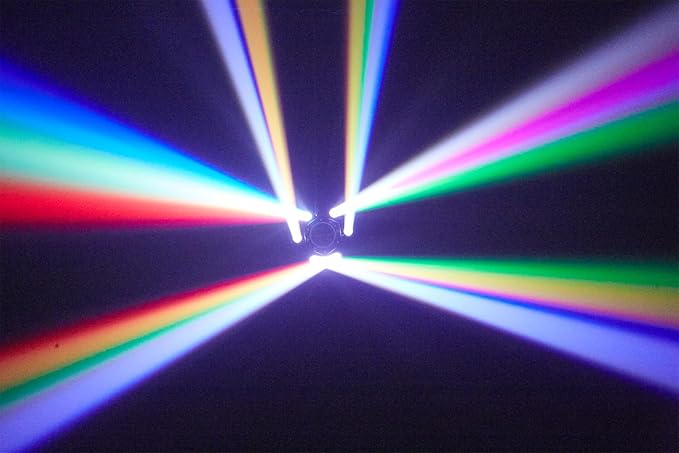 Moving Head Dj Lights for Parties, Stage Light 6-in-1 LED RGBW 6 Arms DJ Lights for Parties Support DMX-512 & Sound Activated, Stage Light for Party Disco KTV Wedding Club