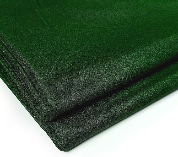 VDS Pack of 2 Panel (30 Inch X 20 Feet) Wedding Arch Draping Fabric Sheer Chiffon Fabric Drapery for Wedding Ceremony Reception Swag Backdrop Canopy Chuppah ARBO Altars Decoration (Hunter Green)