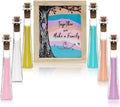 Wedding Unity Sand Ceremony Kit Sand Ceremony Kit for Weddingwith Wood Box 6 Vase 6 Unity for Weddings Bridal Party
