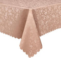 Smiry Rectangle Table Cloth, Waterproof Heavy Duty Vinyl Tablecloths, Wipeable Washable Table Cover for Kitchen and Dining Room (Tan, 52" X 70")
