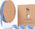 Light Blue Christmas Velvet Ribbon for Tree, Gift Wrapping, Flower Bouquet, Wreath Decorations, Bow Making 1'', 25 Yards
