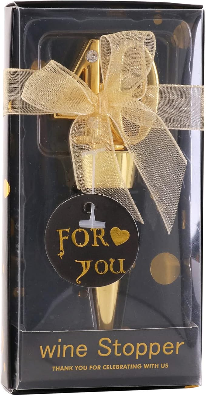 12 Pack 40th Birthday Party Favors For Guests- 40 Years Old Wine Bottle Stopper With Gift Box For 40th Wedding Anniversary Party Favor Souvenirs Decoration