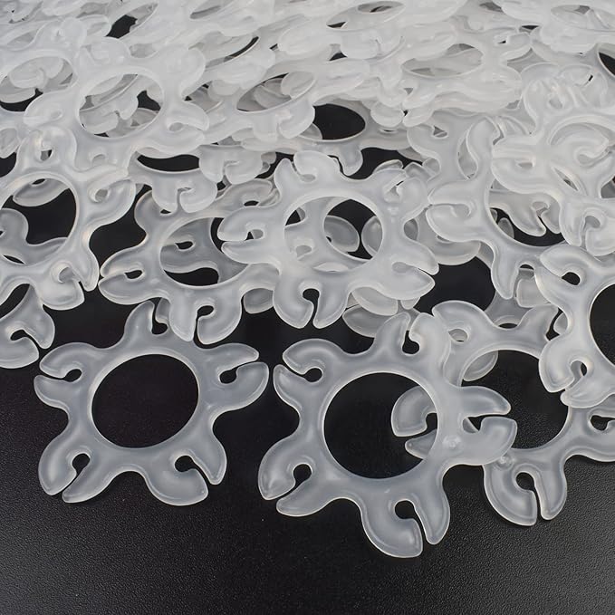 100PCS Balloon Arch Clips, Reusable Balloon Clips for Balloon Arch, Plastic Balloon Supplies for Stand, Balloon Garland Clips for Party Wedding Baby Shower Decorations
