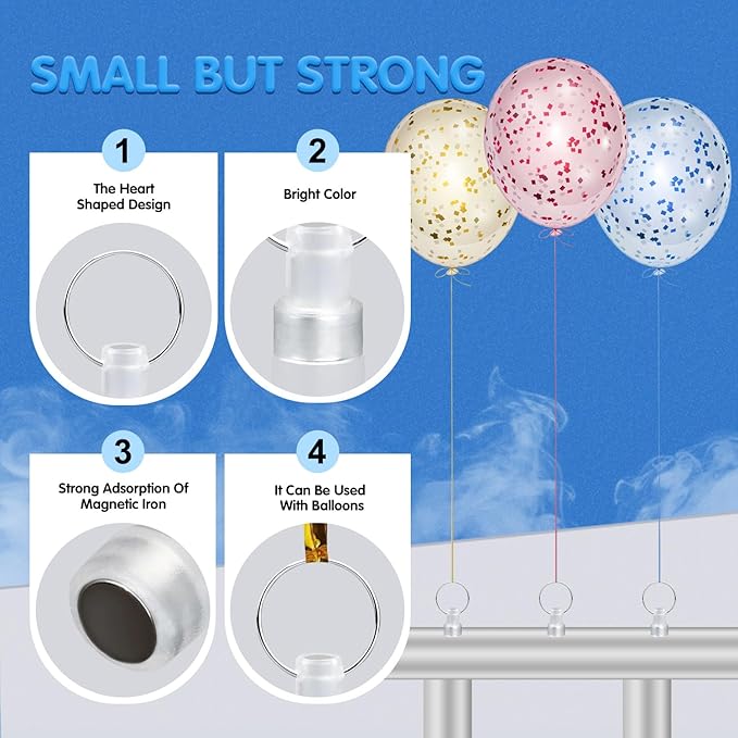 24PCS Balloon Weights Metallic Table Centerpiece Holders For Helium Balloon Accessories Small White Pendant For Birthday Wedding Chrismas Party (Round)