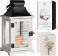 Memorial Lantern Bereavement Gifts in Memory of Loved One Memorial Gifts for Loss of Father Remembrance Sympathy Gifts for Loss of Dad with LED Candle