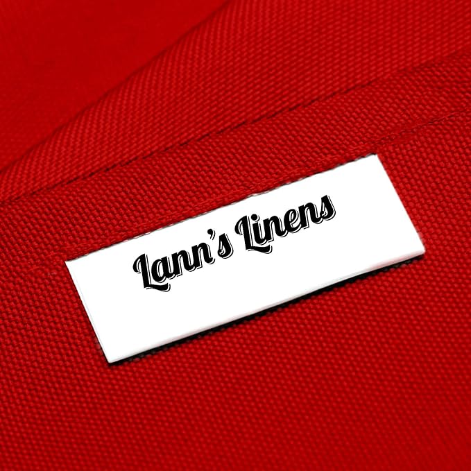 Lann's Linens - 10 Premium 70" Square Tablecloths for Wedding/Banquet/Restaurant - Polyester Fabric Table Cloth - Red