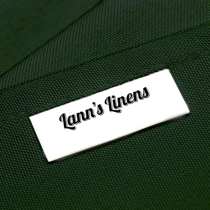 Lann's Linens - 10 Premium 90" Round Tablecloths for Wedding/Banquet/Restaurant - Polyester Fabric Table Cloths - Hunter Green