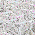 8.5oz Crinkle Paper Filler, Gift Baskets Gift Boxes Crafts Shredded Cut Paper Packaging Decorative Stuffing & Cushioning Confetti for Easter Birthday Wedding Party Favor Diamond White