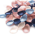 Ling's Moment Rose Petals, Silk Flower Petals for Wedding/Aisle/Flower Girl Baskets/Table Centerpiece Décor,etc.Dusty Rose Navy Blue 200pcs