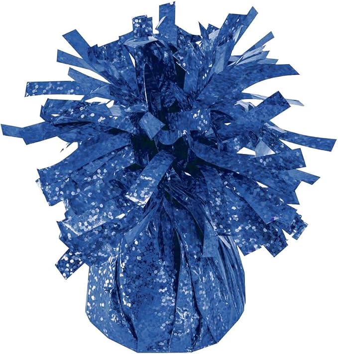 PMU 3 Pcs Kisses Balloon Weights - Decorative Balloon Weight for Christmas, Thanksgiving, Birthday, Party Favors, Wedding - 6oz. Royal Blue, Pkg/3