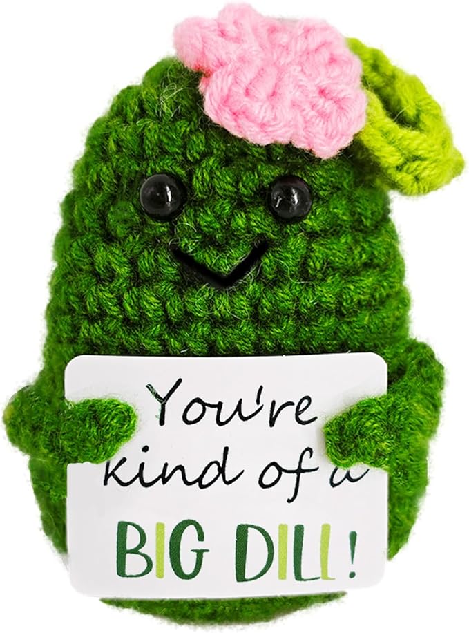 Emotional Support Crochets,Cute Melon Crochet Pattern,Handmade Crochet Melon Birthday Gift for Friend,Besties,Brother,Customized Graduation Gift,Funny Gifts,Funny Stuff