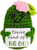 Emotional Support Crochets,Cute Melon Crochet Pattern,Handmade Crochet Melon Birthday Gift for Friend,Besties,Brother,Customized Graduation Gift,Funny Gifts,Funny Stuff