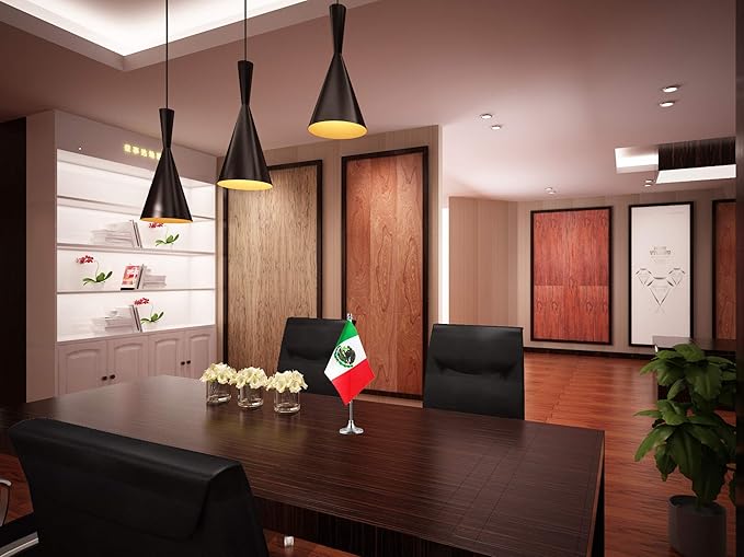 Mexico Mexican Flag Table Desk Flags,Office Flag,International World Country Flags Banners,Festival Events Celebration,Office Desk Home Decoration
