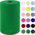 Classic Green Tulle Fabric Roll 6" by 100 Yards (300 ft) Soft Tulle Spool for DIY Crafting Favor Supplies, Tutus, Wedding, Party Decorations, Gift Wrapping