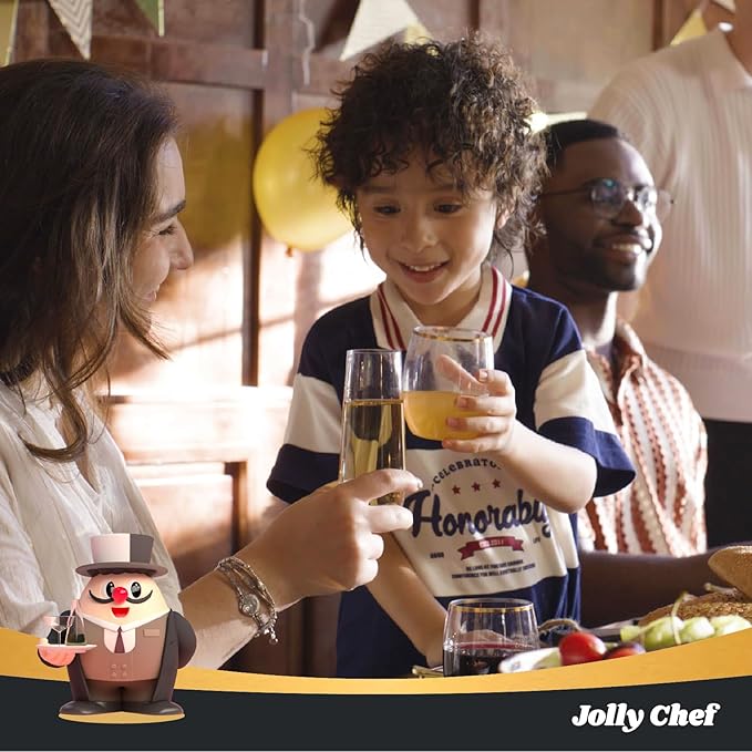 JOLLY CHEF 36 Pack 9 Oz Plastic Champagne Flutes, Gold Stemless Plastic Toasting Glasses| Shatterproof | Heavy Duty | Plastic Disposable Unbreakable Drinkware for Wedding, Birthday, Party