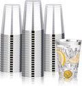 BESTVIP 12oz Silver Plastic Cups, 100 Pack Silver Rimmed Disposable Cups, Heavy-duty Party Cocktail Glasses for Christmas, Thanksgiving, Plastic Cups for Party, Holiday, Wedding and Birthday