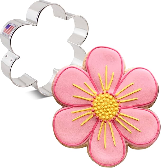 Ann Clark Cookie Cutters Scalloped Edge Flower Cookie Cutter 3.75" Made in USA