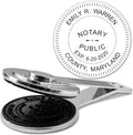 MaxMark Insert Only for Notary Seal Round Desk Embosser for Maryland State