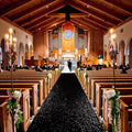 ShinyBeauty 2FTx15FT Black Sequin Glitter Aisle Runner | Sparkle Carpet for Weddings, Proms, Parties, Black Runners Rug