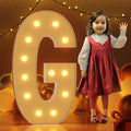 Marquee Letters 4 Feet Tall Large Light Up Letters G Happy Birthday Decorations Marry Me Engagement Party Decor Yellow Light Birthday Decorations Balloon Arch Kit Foam Sign G
