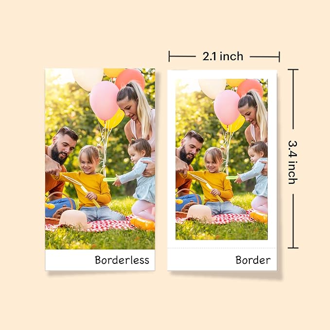 KODAK Mini Shot 2 Retro 4PASS 2-in-1 Instant Digital Camera and Photo Printer (2.1x3.4 inches) Initial 8 Sheets + 60 Sheets Bundle, White
