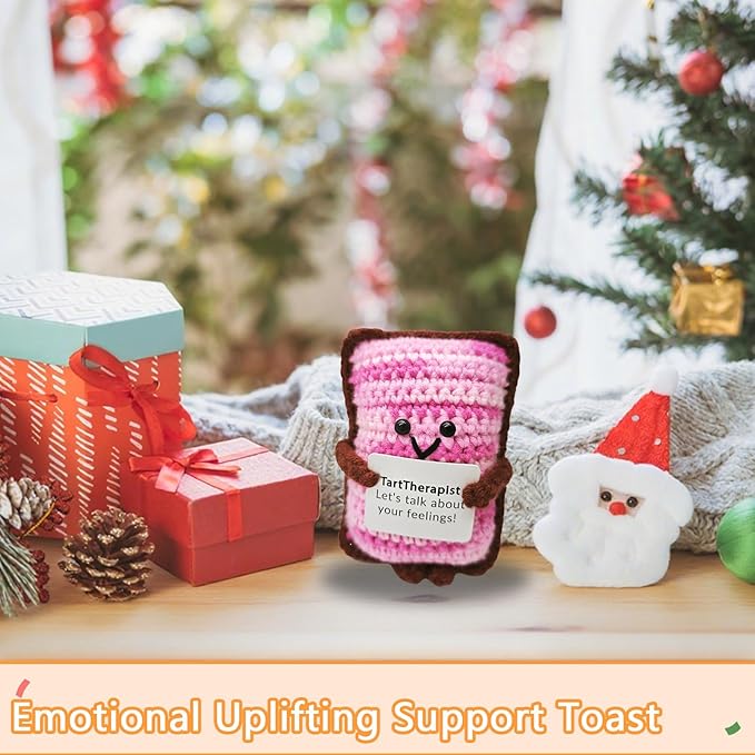 Funny Handmade Toast Gift-Unique Cute Presents for Women & Men,Emotional Cheer Support,Birthday Gifts for Her/Him,Friends,Coworkers,Family
