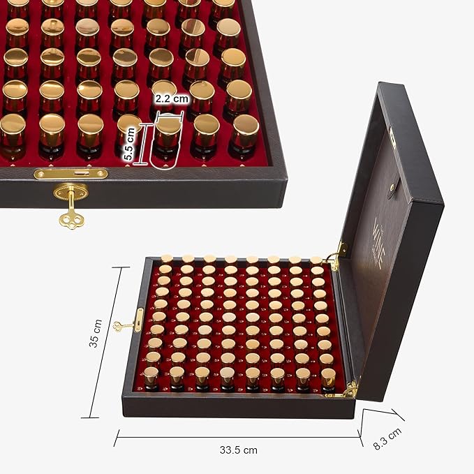 Wine Aroma Kit, Tasting & Smelling Aroma Set For Both White & Red Wines, 80 Aromas, Training Educational Gift - Beginners & Sommelier Master, Book & Accessories Guide Included Wine Game Gifts Holiday