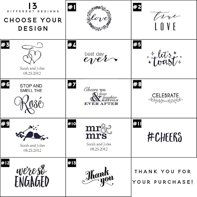 Weddingstar Personalized Printed Paper Napkins 3-Ply 50 Pack - Luncheon White