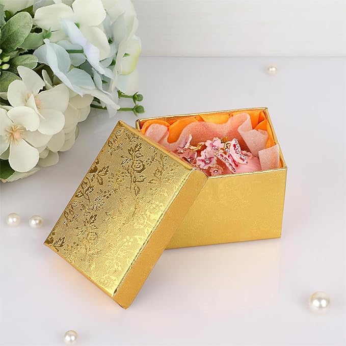 ELLDOO Enamel Flower Butterfly Trinket Box, Mini Vintage Metal Hinged Decorative Box Ring Earrings Jewelry Organizer, Keepsake Home Decor Gift Box for Women Girls, Pink