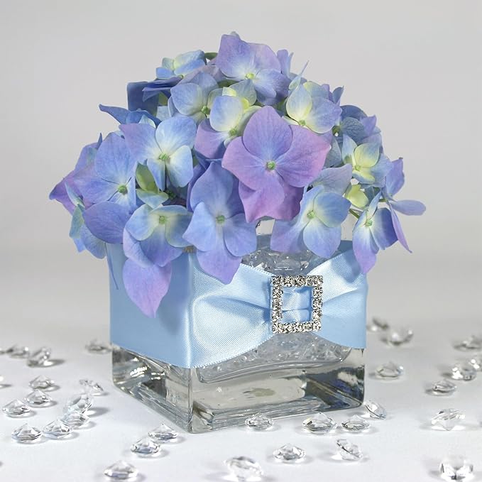 PATIKIL 4000 Pcs Wedding Table Scatter Confetti Crystals 6mm Acrylic Diamonds Vase Fillers Gems for Table Centerpiece Decorations Party Vase Beads, Dark Blue