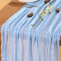 Light Blue Table Runner Cheesecloth Table Runner 14FT Farmhouse Table Runners 160 Inches Fall Table Decor Dining Room Centerpiece Wedding Boho Baby Shower Birthday