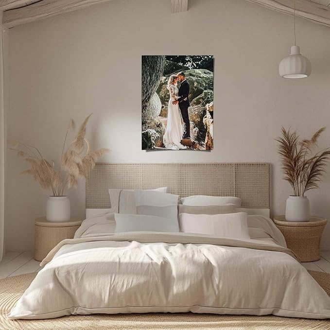 Personalized Custom Canvas Prints: Photo On Canvas (Framed Canvas, 12x18) Transform Your Photos into Stunning Framed Wall Art Digitally Printed Photo To Canvas Ideal for Home Decor