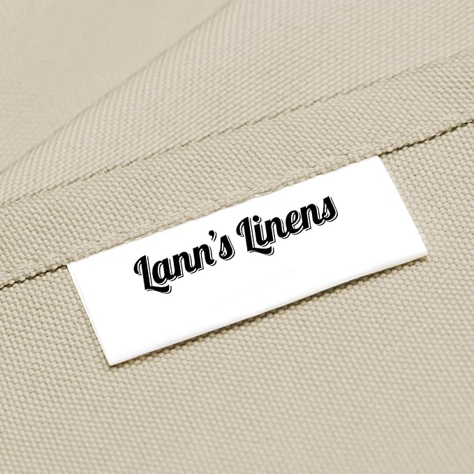 Lann's Linens - 10 Premium 90" Round Tablecloths for Wedding/Banquet/Restaurant - Polyester Fabric Table Cloths - Beige