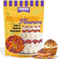 4 Kinds Natural Dried Edilble Flowers Petal Blend (3.5 Ounce), Edible Flowers for Cocktail, Cake Decoration, Soap Making, Ice cream. Include Rose Petals, Cornflower, Osmanthus, and Calendula