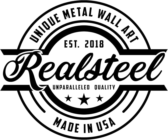 RealSteel Personalized Metal Wall Art - Custom Tree of Life Design with Family Name - Circular Metal Sign - Personalized Wedding, Anniversary, or Housewarming Gift (30")