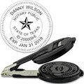 MaxMark Insert Only for Notary Seal Round Embosser for Texas State