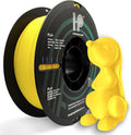 PLA Filament, Matte PLA, 3D Printer Filament, PLA Filament 1.75mm Dimensional Accuracy +/- 0.02mm, 1KG Spool (2.2 lbs), Fit Most FDM Printer (Matte Yellow)